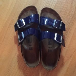 Blue Arizona Birkenstocks